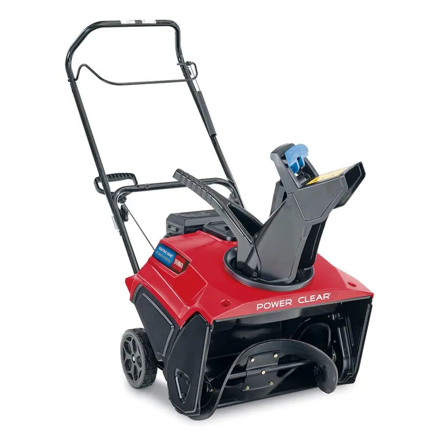 Toro Power Clear 721 E 21” Gas Snow Blower 212cc Electric Start Self Propelled Single Stage, 721E Model, Driveway Use