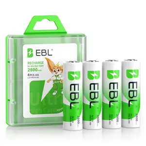 EBL AA Ni-MH Rechargeable Batteries 2800mAh fathersdaygift EBL AA Ni-MH Rechargeable Batteries 2800mAh fathersdaygift