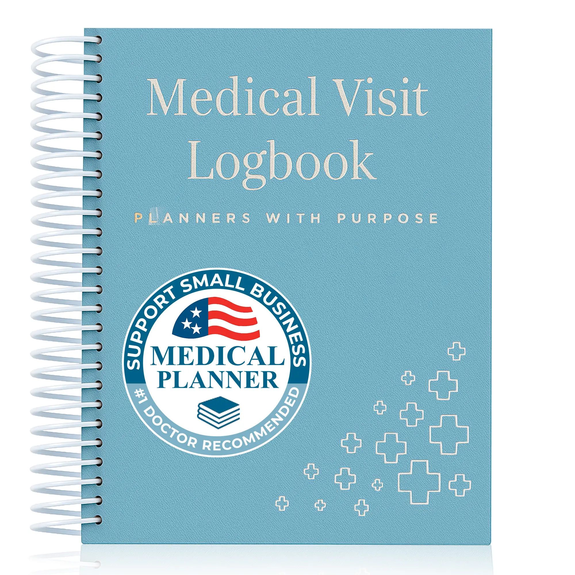 Medical Visit Logbook Doctor Appointment Notebook Symptom Medication Tracker A5 B5 Medical Planner for Chronic Illness Management Seniors Caregivers