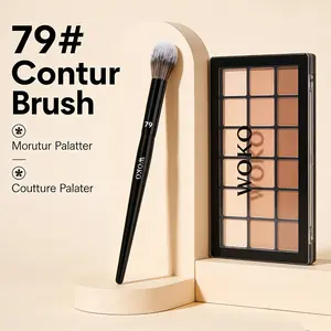 Pro79# Contour Brush, Face Contour Setting Powder, Sculpting Brush, High Quality Tapered Highlighter, Contour Powder Makeup Tool