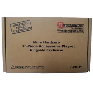 More Hardcore 15-Piece Accessory Playset - Ringside Exclusive Ringside Collectibles Toy Wrestling Figure Accessories