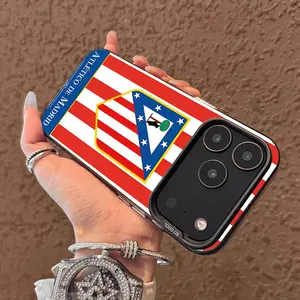 A-AtleticoES Madrid-ES Phone Case for iPhone Air 17 Pro Max 16 e 15 14 13 12 11 XR XS mini Pro Max Plus Soft Silicone Black Cover