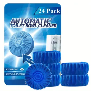 24/12/6 Pack Toilet Bowl Cleaner, Automatic Long Lasting Continuous Toilet Bowl Cleaners, Bathroom Cleaner Prevent Stain Build Up Deep Clean