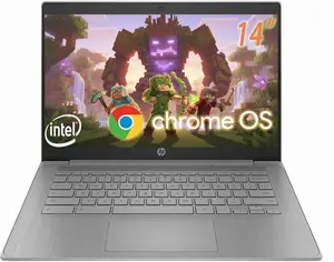 HP Chromebook 14 Laptop 14" Anti-Glare, Intel Celeron N4500, 4GB RAM, 64GB eMMC for Home & Student, Lightweight, Fast Charge, 10-Hr Battery Life, IST HUB, Wi-Fi 6, Chrome OS