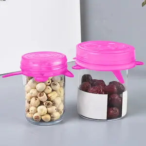 Keeply Reusable Silicone Stretch Lid Covers – 6-Piece Set