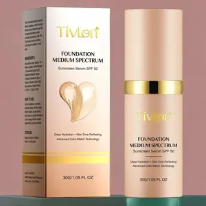 Color Changing Liquid Foundation, Long Lasting Moisturizing Flawless Foundation, Lightweight Formula Foundation, Moisture, Makeup Cream, Suitable for Dry Skin, Hydrating Cosmetic, Glow Makeup Cream, Beauty Cosmetics, Moisturizer