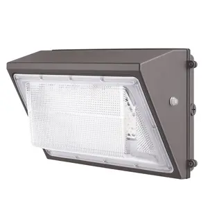 VEVOR LED Wall Pack Lights, 120W 11000LM, 5000K Commercial Outdoor Lights Lighting Fixture, with Intelligent Light Sensing 240 LED beads Energy Saving for Garages Yards, IP65 Waterproof