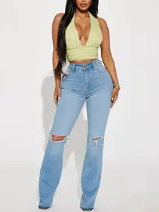 All Yours Curvy Stretch Bootcut Jean - Light Wash