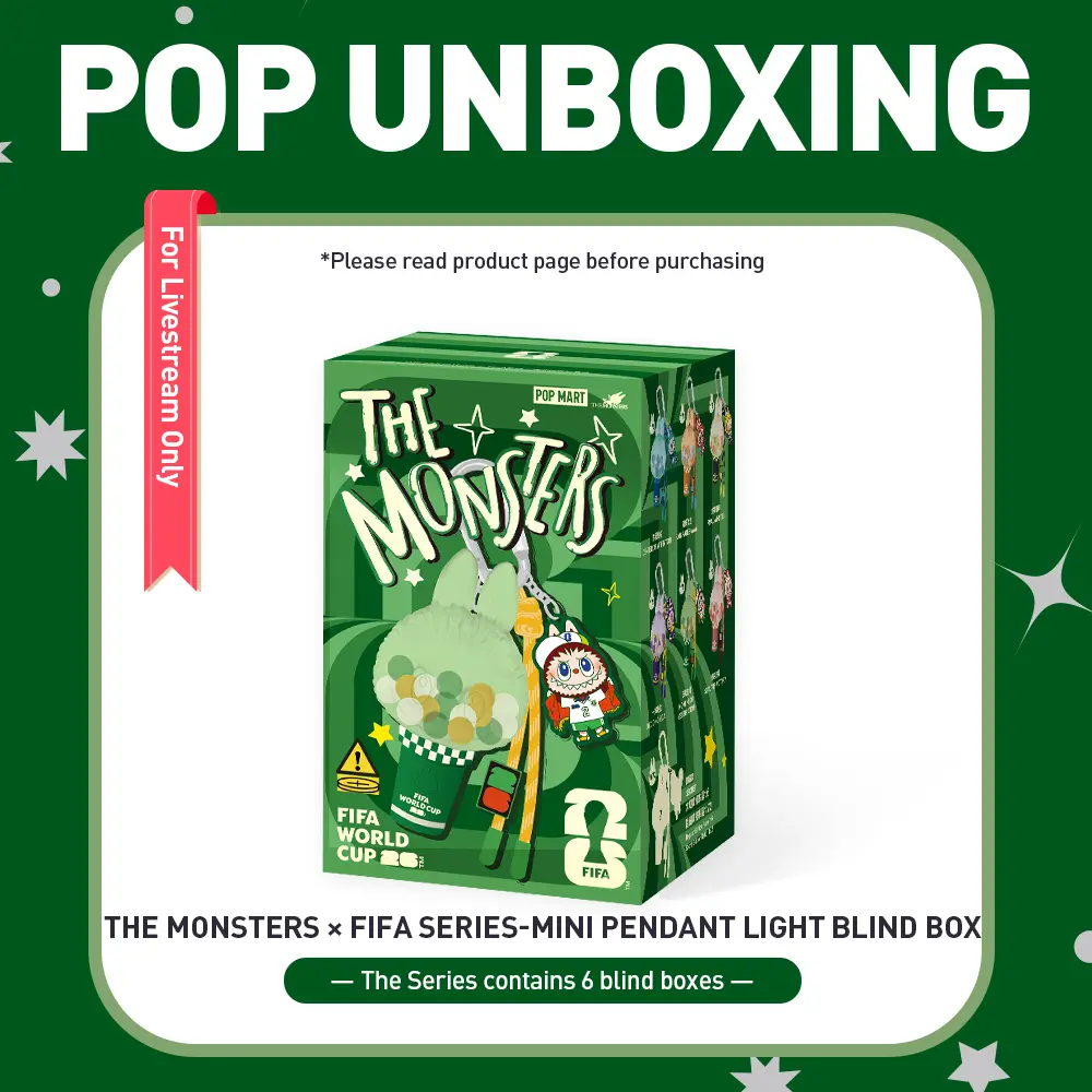 Unboxing-THE MONSTERS × FIFA SERIES-Mini Pendant Light Blind Box-3.0
