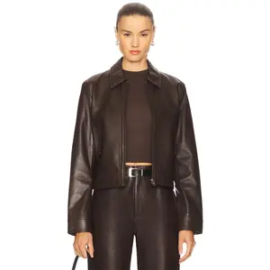 LAMARQUE Tess Jacket in Dark Brown