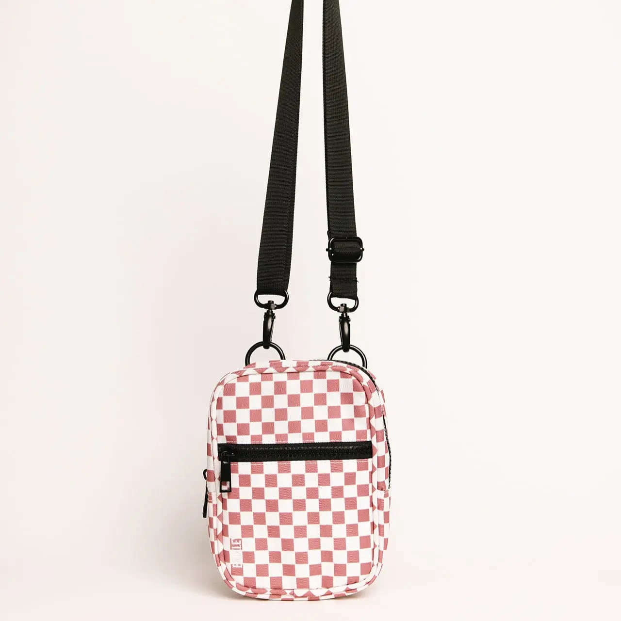 Pink Checkmate Crossbody Sling