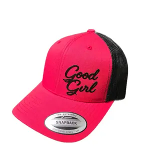 GoodGirl Hat - With Black Leather Wording