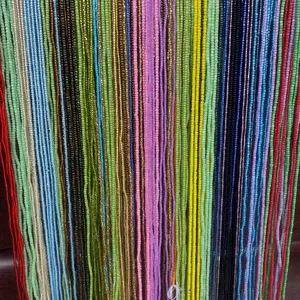 African Waist Beads Solid Colors Handcrafted Body Jewelry Tie-On Waist Beads 45”-50” - Add to Cart, Buy Now