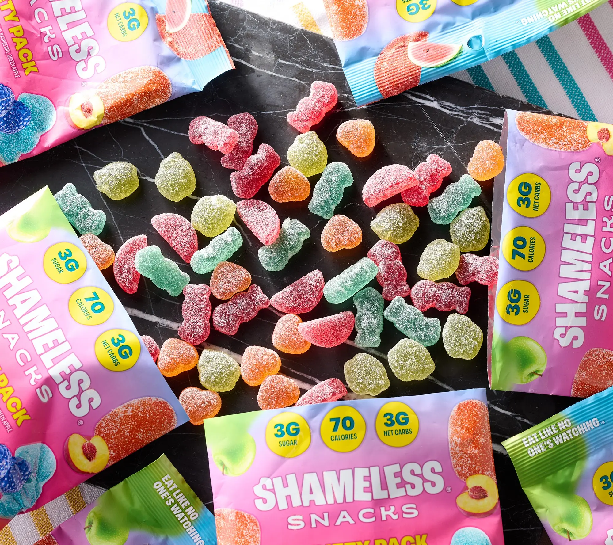 Shameless Snacks (10) 1.8oz Bags Gummy Candy Variety Pack Shameless Snacks (10) 1.8oz Bags Gummy Candy Variety Pack