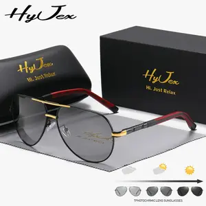 HyJex Unisex same fashion driving color-changing polarized sunglasses