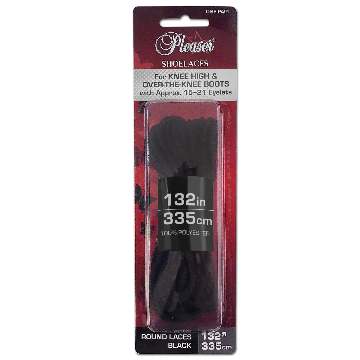 Black Super Strong Boot Shoelaces - Mid-Calf Fit Lace, Compatible with Knee-High Footwear, Black Shoe Laces, Super Strong Shoelaces