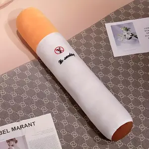Cigarette Shaped Plush Toy, Soft Stuffed Cigarette Plushie, Simulated Cigarette Toy, Cigarette Pillow for Room, Birthday Gift, Home Decoration