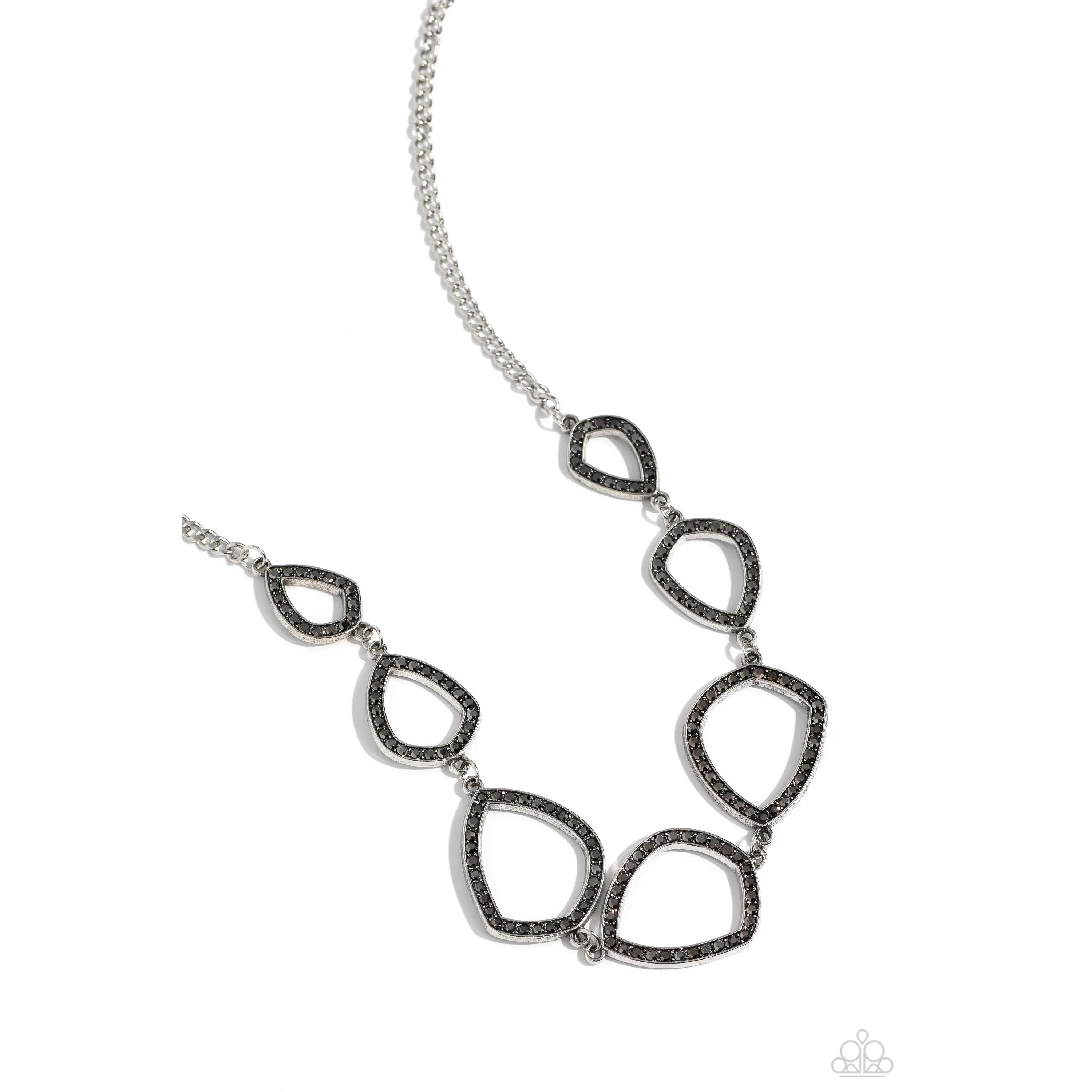 The Real Deal - Silver Hematite Short Necklace - Paparazzi