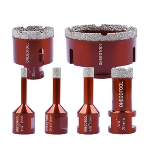 ONEGOTOOL  Diamond Hole Saw Tile Masonry Core Drill bits for Porcelain Ceramic Concrete Granite Marble 5/8-11 Thread for Angle Grinders