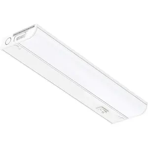 Inlight Dimmable Hardwired Only Under Cabinet LED Lights, 12-inch, Soft White(3000K), Matte White Finished, ETL Listed, IN-0201-11-WH