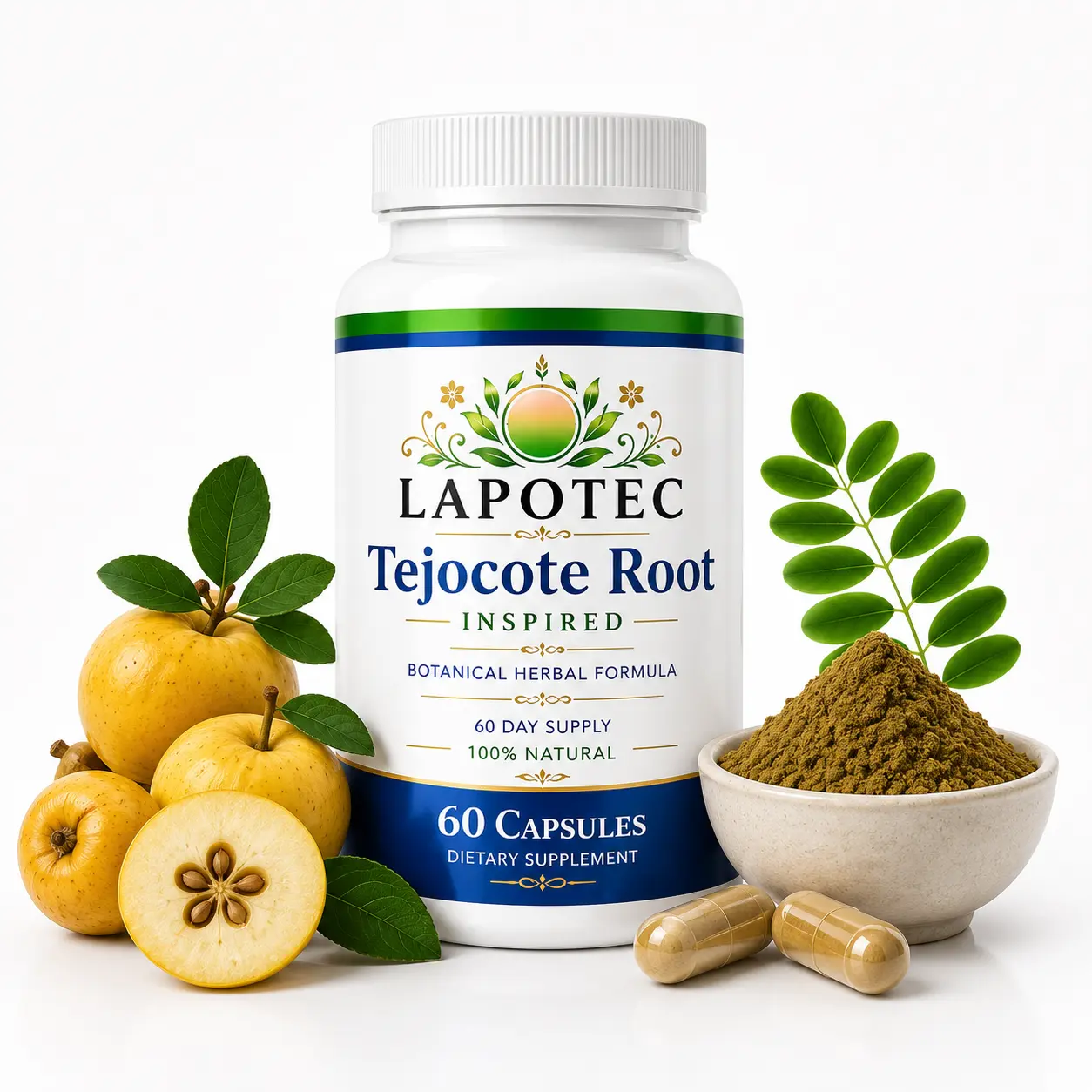 Raiz De Tejocote-Style Botanical Herbal Formula, includes traditional Triphala