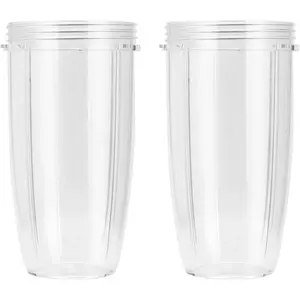 Replacement Cup for Nutribullet Replacement Parts 32oz for Nutri Bullet 600W and 900W, Pack of 2