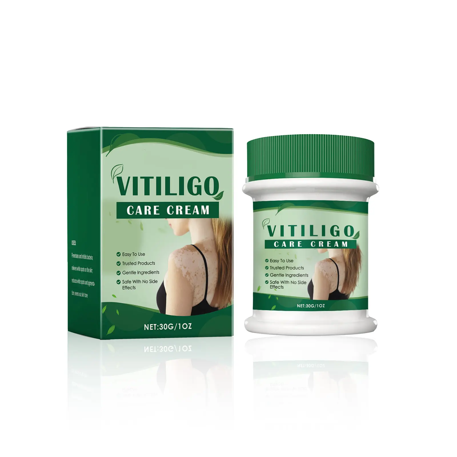 Vitiligo Treatment Cream, Improve Skin Pigmentation, Natural Formula, Suitable for All Skin