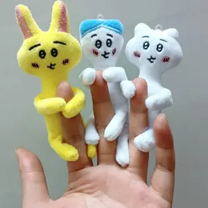 Innovative Chiikawa Usagi Plush Pendant, Handcrafted Hachiware Muscle Line Full-Body Movable Pendant, Popular Party & Gift Item for Home Festive Supplies