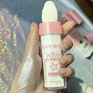 Highlighter Powder, Long Lasting Shimmering Highlighter Powder, Natural Brightening Highlighter Powder, High-gloss Makeup Powder, Glitter Bar tiktokshopspringglowup