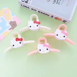 Sanrio Hello Kitty Grab Clip Adorable Pink Character Design for Bags Hats Compact Stylish Accessory for Everyday Use Hairpin