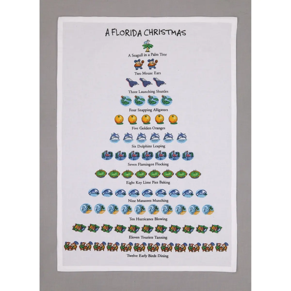 18 x 26 in. A Florida Christmas Kitchen Towel