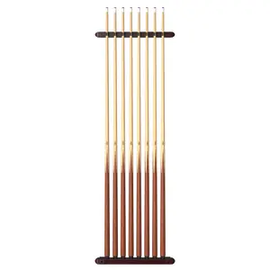 Fat Cat Mahogany 8 Cue 2-Piece Wall Cue Rack