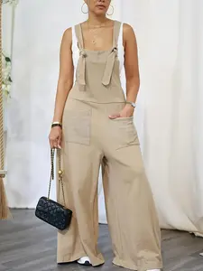 Motionkiller Tied Wide-Leg Overalls
