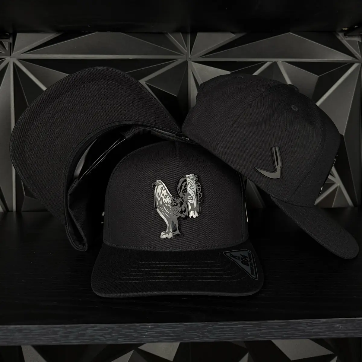 Gallo plate SnapBack hat-black