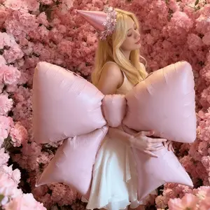 2 Large Bow Balloons, Birthday Party Supplies, Girl Single Party, Bride Party, Engagement Party, Anniversary, Mother's Day, Valentine's Day Decorations, Balloon Arch
