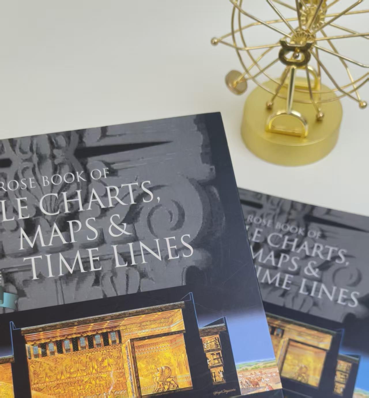 Notebook 10th Anniversary Edition Bible Charts & Timelines Book, Lay Flat Design, Essential Religious Guide, Bible Study Reference Handbook Vol.1