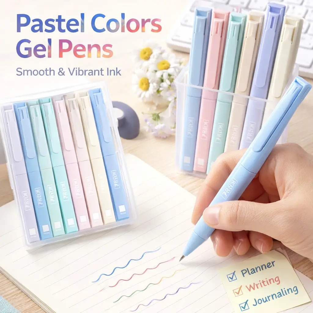 18-Piece Pastel Bible Highlighters & Fineliner Pens Set - Pastel Colors, 12 Shades, No Bleed-Through, 100% Water-Based Ink, Quick-Drying, Smudge-Proof, Ergonomic, Marking Tool for Journaling Girls, Birthdays, Bible Study, Back To School