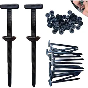 100PC SNylon Universal Cable Tie Buckle,Self-Locking Nylon Zip Ties Holder，New Multifunctional Cable Tie Buckle,Suitable for Multiple Scenarios