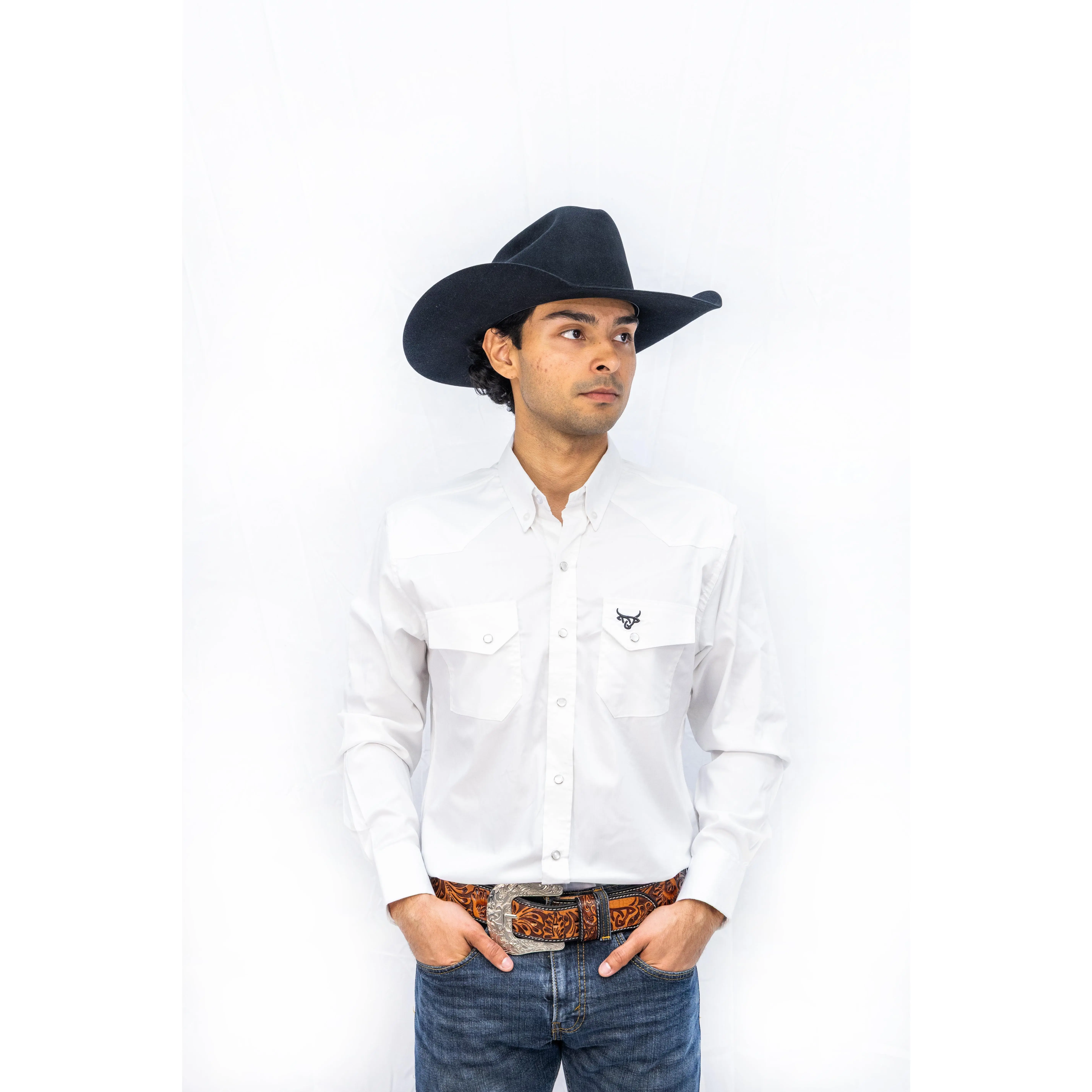 White  Button Down - Long Sleeve Shirt