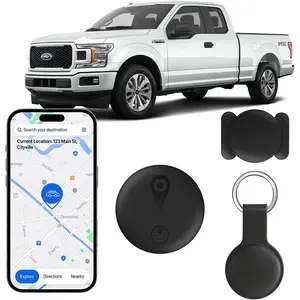 3 Pack GPS Tracker for Vehicles,Bluetooth GPS Tracker Compatible with Apple, Magnetic Smart Tag with Sound Reminder, Wireless Item Finder for Keys Pets Bags, Black, Includes Magnetic Case