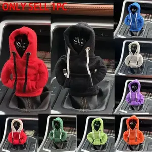 Car gear shift cover, featuring excellent performance in sports fashion and warmth retention. Hoodie cover, suitable for manual universal cars, manual transmissions, and as an interior decoration for gear shift levers. Car Accessories