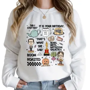 The Office Sweatshirt, Funny Office Gifts, The Office Birthday, Office Bobblehead, World's Best Boss, Schrute Farms Beets