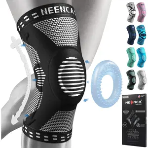Knee Braces for Knee Pain Relief, Compression Knee Sleeves with Patella Gel Pad & Side Stabilizers, Knee Support for Weightlifting, Running, Workout, Arthritis, Meniscus Tear, Men Women. ACE-53