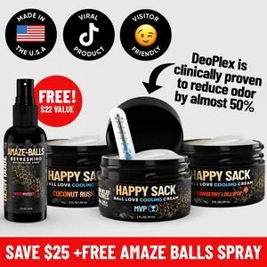 Happy Sack Cooling Ball Cream 3-Pack + FREE Amaze Balls | TikTok’s Viral Cooling Ball Cream | Limited Edition Bundles