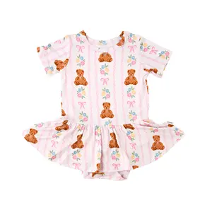 Gillian TUTU Super Soft & Comfortable Baby Tutu Skirt with Fitted Bodysuit 3 Snaps for Easy Diaper Changes Bamboo Viscose Fabric