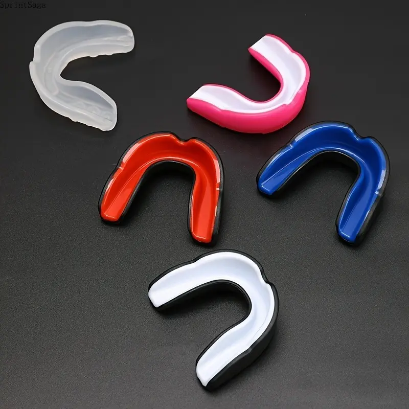 Durable Boil-and-Bite Mouthguard, EVA Moldable Teeth Guard for Sports Training with Shock-Absorbing Injury Prevention, Boxing Training, Boiling Mouth Guard, Shock-Absorbent, Unisex, Protective Guard tiktokshopbacktoschool