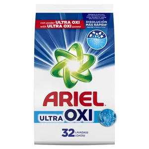 Ariel Ultra Oxi Powder Laundry Detergent Original Scent 52 Oz 33 Loads for Both Front Load & Top Load Machines with Ultra Oxi Power