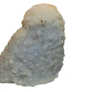 F14 Blue Chalcedony Stalactite cover in MM Quartz Specimen Zeolite Crystal Cluster Home Ornament