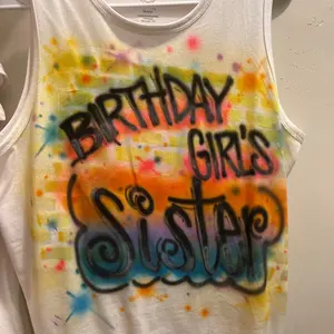 Custom airbrush birthday shirts
