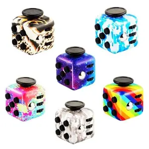 6 Pack Fidget Cubes (Assorted Colors)